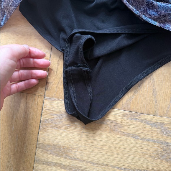 J.O.A. Blue and Brown Snake Print Sequin Bodysuit - Picture 5 of 6